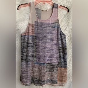 Wilfred Free Lightweight Knit Sleeveless Sweater Tank Top Pastel Colors